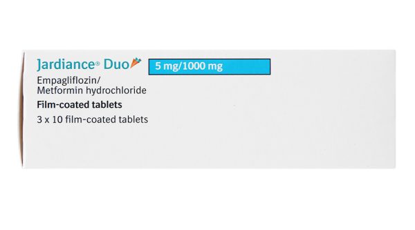 Jardiance Duo 5mg/1000mg trị đái tháo đường (3 vỉ x 10 viên)