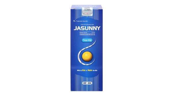 Nhũ tương dùng ngoài Jasunny trị gàu, viêm da tiết bã nhờn tuýp 50g