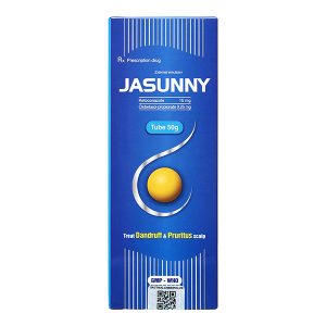 Nhũ tương dùng ngoài Jasunny trị gàu, viêm da tiết bã nhờn tuýp 50g