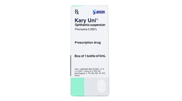 Hỗn dịch nhỏ mắt Kary Uni 0.005% trị đục thủy tinh thể lọ 5ml