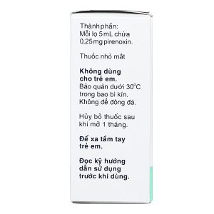 Hỗn dịch nhỏ mắt Kary Uni 0.005% trị đục thủy tinh thể lọ 5ml