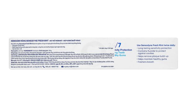 Kem đánh răng Sensodyne Fresh Mint giảm ê buốt tuýp 100g