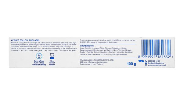 Kem đánh răng Sensodyne Fresh Mint giảm ê buốt tuýp 100g