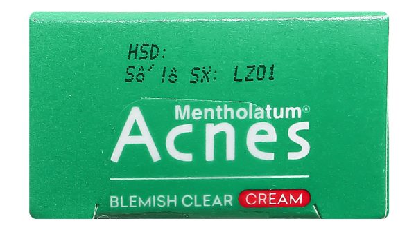 Kem Acnes Blemish Clear kháng khuẩn, giảm mụn sưng đỏ tuýp 10g