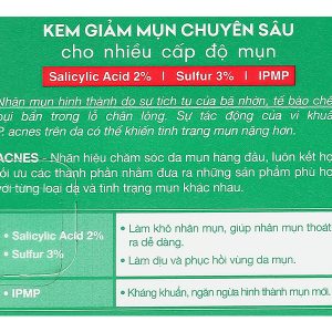 Kem Acnes Blemish Clear kháng khuẩn, giảm mụn sưng đỏ tuýp 10g