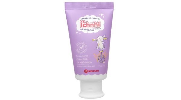 Kem bôi chàm sữa thảo dược Ích nhi làm dịu da bị chàm sữa, khô ngứa cho trẻ em tuýp 30g