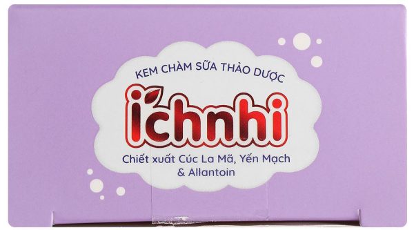 Kem bôi chàm sữa thảo dược Ích nhi làm dịu da bị chàm sữa, khô ngứa cho trẻ em tuýp 30g