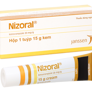 Kem bôi da Nizoral 20mg/g trị nhiễm nấm ngoài da, viêm da tiết bã tuýp 15g