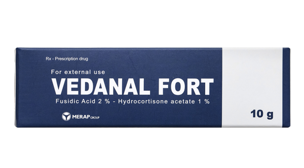 Kem bôi da Vedanal Fort trị viêm da dị ứng, viêm da tiếp xúc tuýp 10g