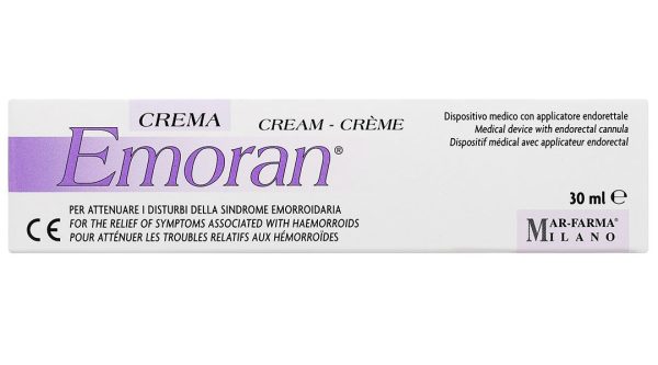Kem bôi Emoran hỗ trợ giảm các triệu chứng của bệnh trĩ tuýp 30ml