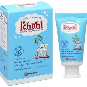 Kem bôi hăm ngứa thảo dược Ích nhi làm mát da, làm diu da bị hăm ngứa cho trẻ em tuýp 30g