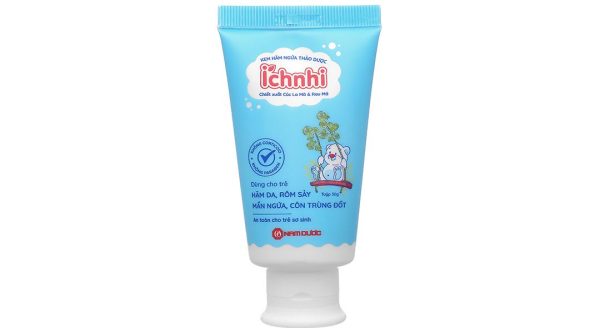 Kem bôi hăm ngứa thảo dược Ích nhi làm mát da, làm diu da bị hăm ngứa cho trẻ em tuýp 30g