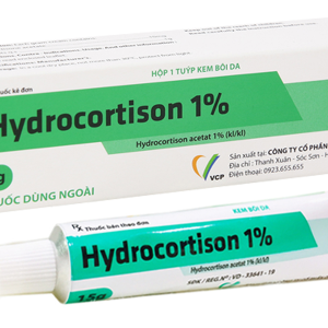 Kem bôi da Hydrocortison 1% VCP trị viêm da tuýp 15g