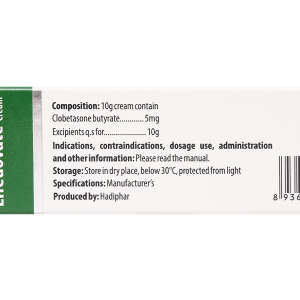 Lifedovate Cream 0.05% trị viêm da tuýp 10g