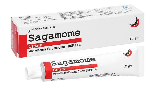 Sagamome Cream 0.1% trị vẩy nến, viêm da dị ứng tuýp 20g