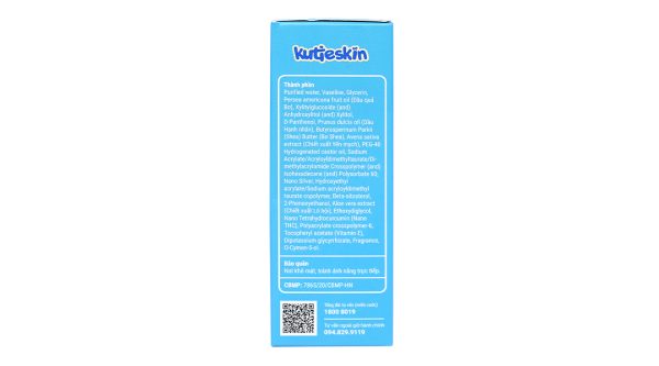 Kem bôi Kutieskin trị chàm sữa, dưỡng ẩm cho bé tuýp 30g