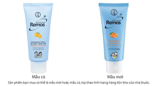 Kem chống muỗi Remos hương cam tuýp 70g