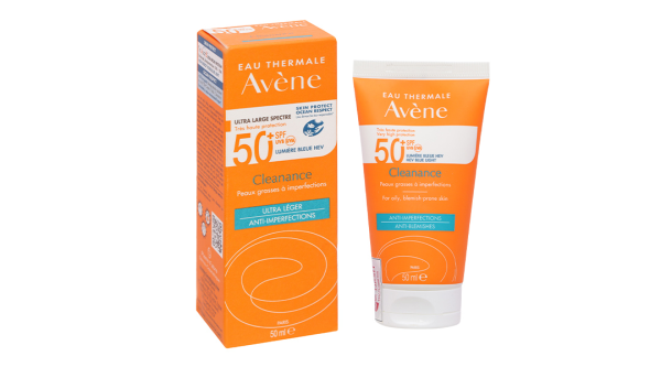 Kem chống nắng Avène Cleanance SPF50+ cho da dầu mụn, nhạy cảm tuýp 50ml