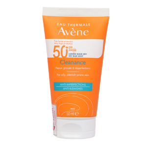 Kem chống nắng Avène Cleanance SPF50+ cho da dầu mụn, nhạy cảm tuýp 50ml