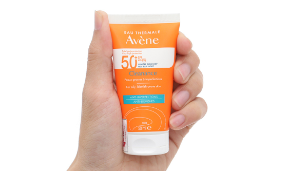 Kem chống nắng Avène Cleanance SPF50+ cho da dầu mụn, nhạy cảm tuýp 50ml