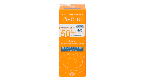 Kem chống nắng Avène Fluide SPF50+ cho da thường và da hỗn hợp tuýp 50ml