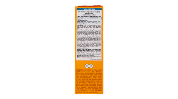 Kem chống nắng Avène Fluide SPF50+ cho da thường và da hỗn hợp tuýp 50ml
