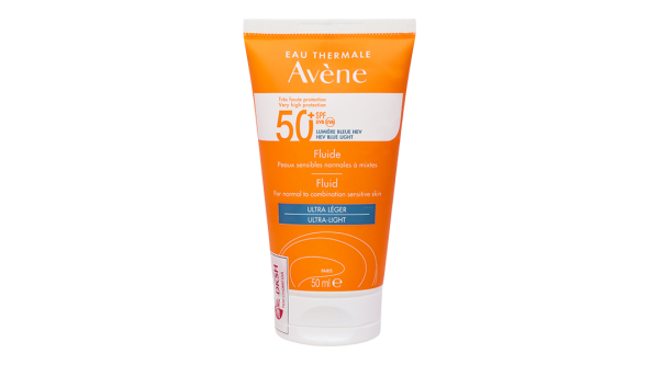 Kem chống nắng Avène Fluide SPF50+ cho da thường và da hỗn hợp tuýp 50ml