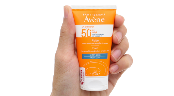 Kem chống nắng Avène Fluide SPF50+ cho da thường và da hỗn hợp tuýp 50ml