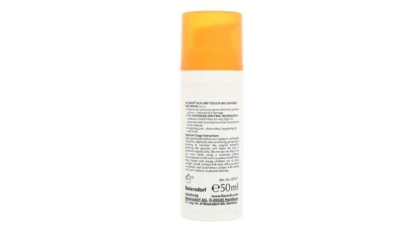 Kem chống nắng Eucerin Sun Dry Touch Oil Control Face SPF 50+/PA+++ giảm nhờn chai 50ml