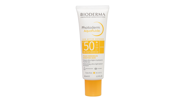 Kem chống nắng Bioderma Photoderm Aquafluide SPF50+ giảm bóng nhờn trên da tuýp 40ml