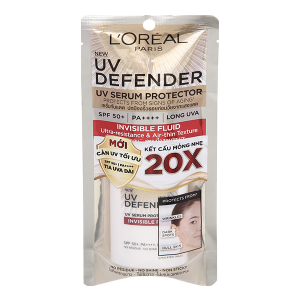 Kem chống nắng L'Oréal UV Defender Invisible Fluid SPF 50+/PA++++ chai 50ml