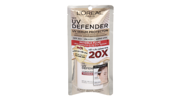 Kem chống nắng L'Oréal UV Defender Invisible Fluid SPF 50+/PA++++ chai 50ml