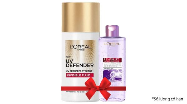 Kem chống nắng L'Oréal UV Defender Invisible Fluid SPF 50+/PA++++ chai 50ml