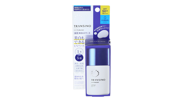 Kem chống nắng Transino UV Protector SPF 50+/PA++++ dưỡng ẩm, trắng da tuýp 30ml