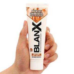 Kem đánh răng BlanX Intensive Stain Removal giúp sạch mảng bám tuýp 75ml