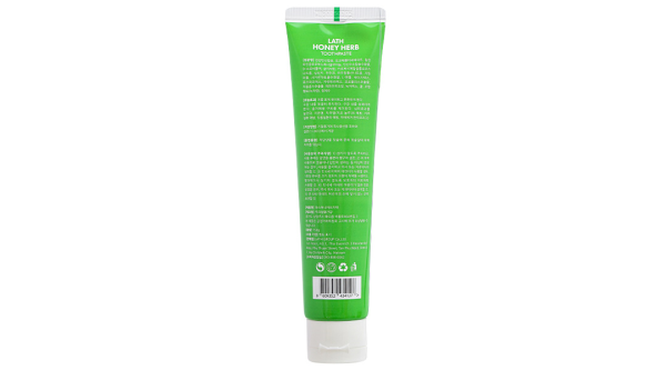 Kem đánh răng Lath Honey Herb giúp răng chắc khỏe, hơi thở thơm mát tuýp 150g