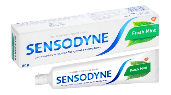 Kem đánh răng Sensodyne Fresh Mint giảm ê buốt tuýp 160g