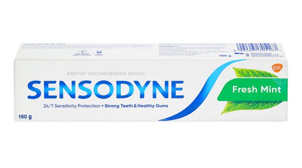 Kem đánh răng Sensodyne Fresh Mint giảm ê buốt tuýp 160g