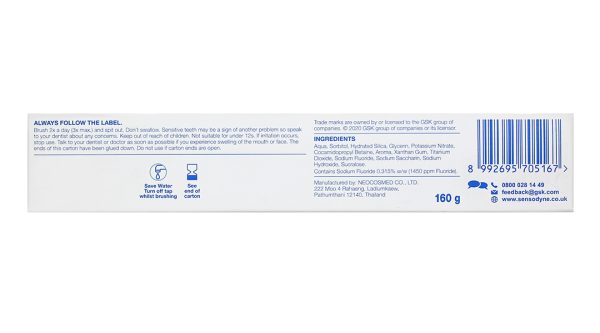 Kem đánh răng Sensodyne Fresh Mint giảm ê buốt tuýp 160g