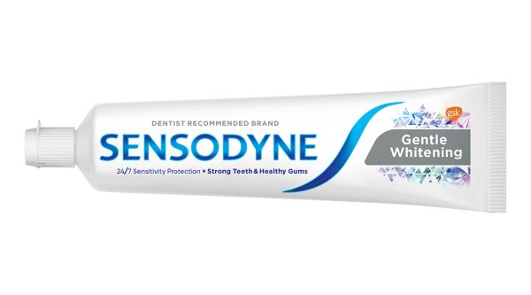 Kem đánh răng Sensodyne Gentle Whitening giúp làm trắng răng tuýp 160g
