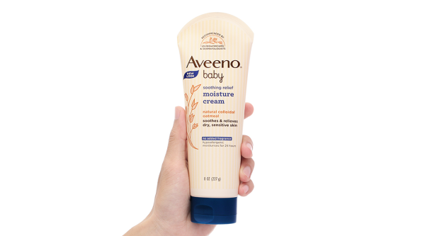 Kem dưỡng ẩm Aveeno Baby dịu nhẹ cho bé da khô và nhạy cảm tuýp 227g