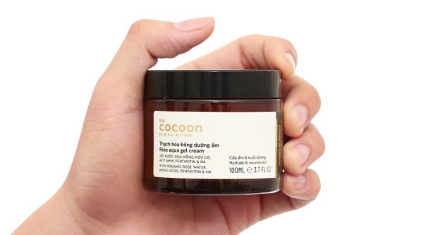 Thạch hoa hồng Cocoon nuôi dưỡng, khóa ẩm da suốt 24 giờ hũ 100ml