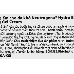 Gel dưỡng ẩm Neutrogena Hydro Boost Nourishing cho da khô hũ 50g