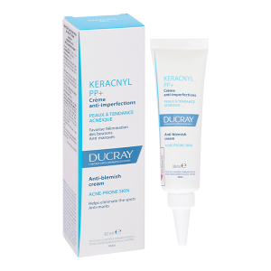 Kem dưỡng Ducray Keracnyl PP+ Anti-Blemish giúp giảm mụn và mờ vết thâm tuýp 30ml