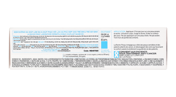 Kem dưỡng La Roche-Posay Cicaplast Baume B5 phục hồi da tuýp 40ml