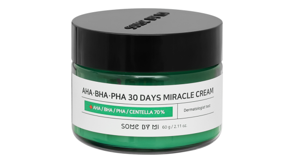 Kem dưỡng da Some By Mi AHA-BHA-PHA 30 Days Miracle Cream giúp giảm mụn hũ 60g