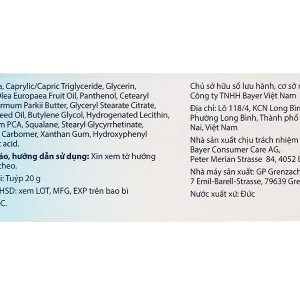 Kem Bepanthen Itch Relief Cream giảm ngứa, mẩn đỏ do viêm da tuýp 20g