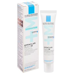 Kem dưỡng La Roche-Posay Effaclar Duo+ M ngăn ngừa mụn hiệu quả tube 40ml