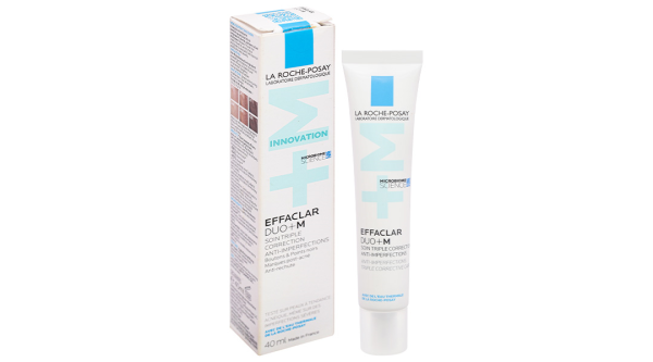 Kem dưỡng La Roche-Posay Effaclar Duo+ M ngăn ngừa mụn hiệu quả tube 40ml