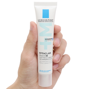Kem dưỡng La Roche-Posay Effaclar Duo+ M ngăn ngừa mụn hiệu quả tube 40ml
